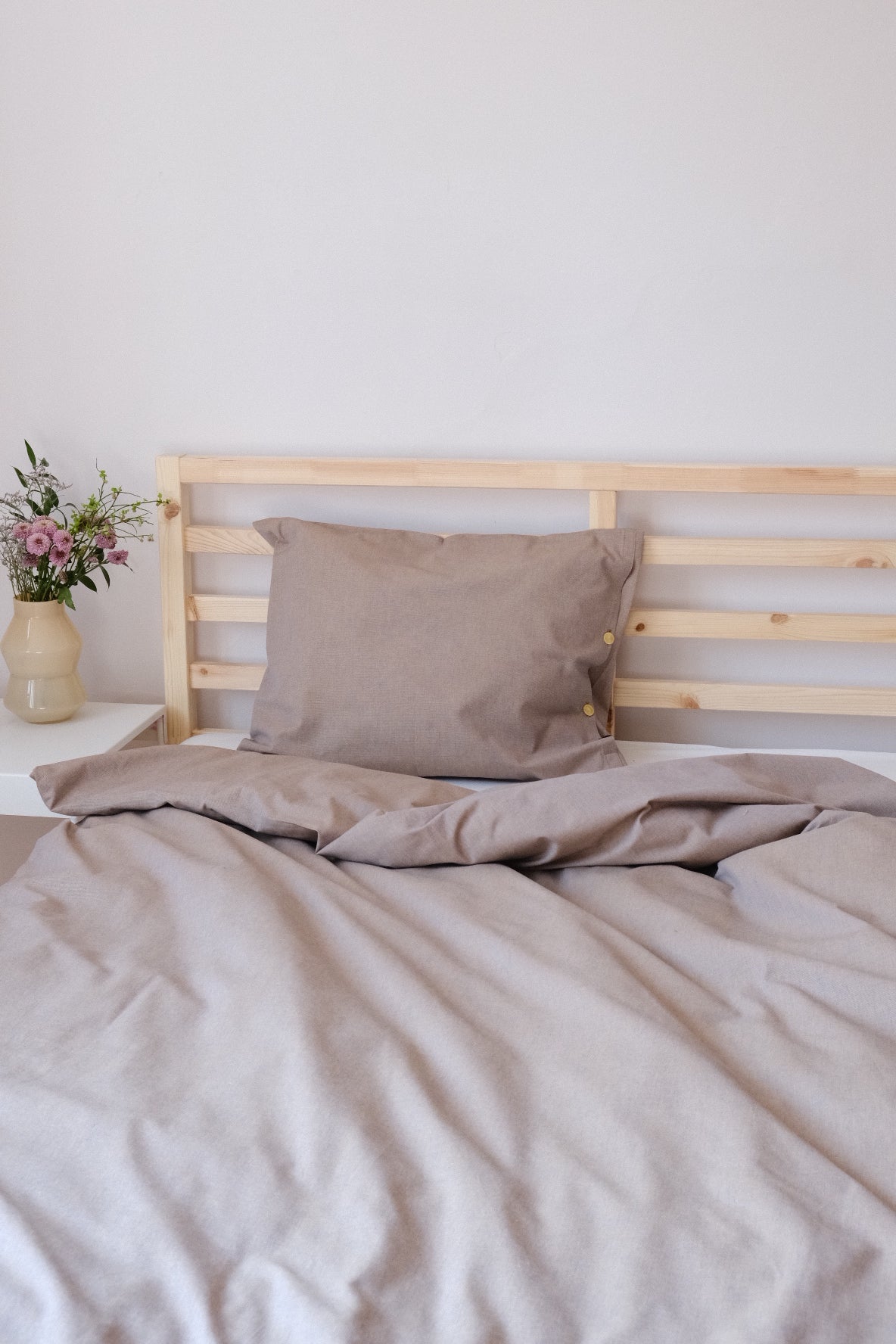 Povlečení SIMPLE - béžovo-modrá